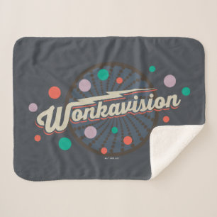 Cobertor Sherpa Wonkavision Logo