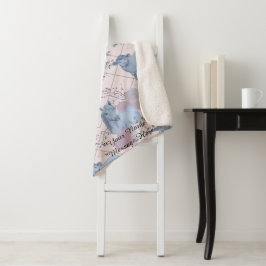 Cobertor Sherpa Woodland Art Baby Blanket