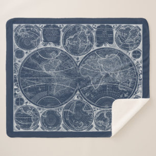 Cobertor Sherpa World Globals Blueprint