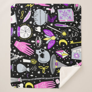 Cobertor Sherpa Xadrez de tartan castanho-laranja-vírgula.