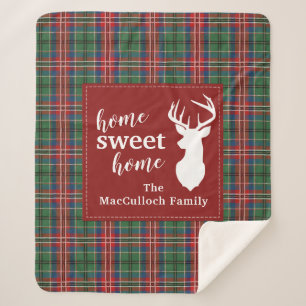 Cobertor Sherpa Xadrez Elegante Rustic Tartan MacCulloch