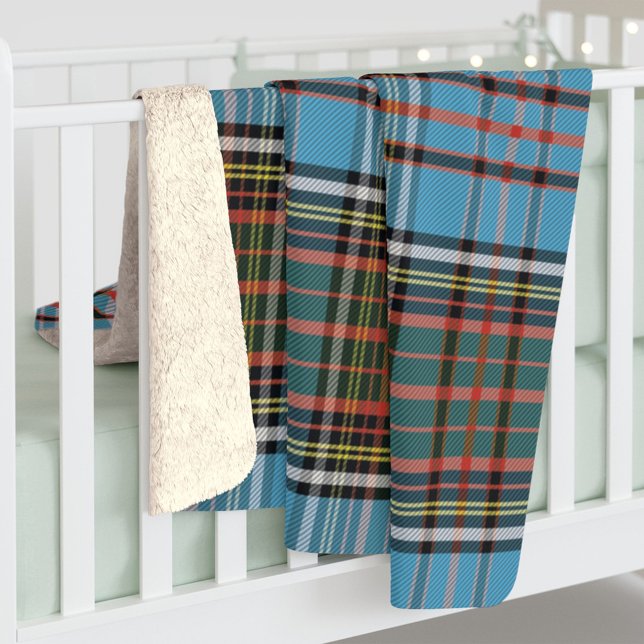 Cobertor Sherpa Xadrez Home Sweet Home Tartan Anderson Personaliza (Criador carregado)