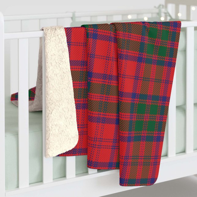 Cobertor Sherpa Xadrez Sweet Home Tartan Clan Thompson Personaliza (Criador carregado)