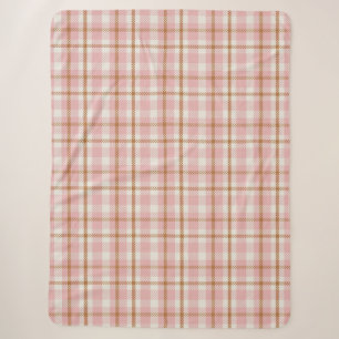 Cobertor Sherpa Xadrezinho rosa tartan plaid búfalo verão piqueniq