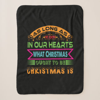 Cobertor Sherpa Xmas Presente Enquanto Sabemos