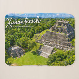 Cobertor Sherpa Xunantunich Belize sítio arqueológico maia