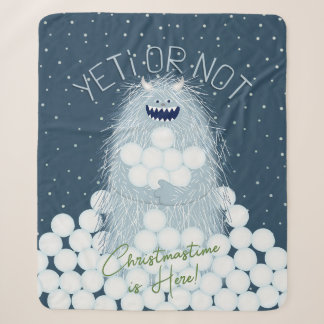 Cobertor Sherpa Yeti ou Não É Natal Aqui Natal