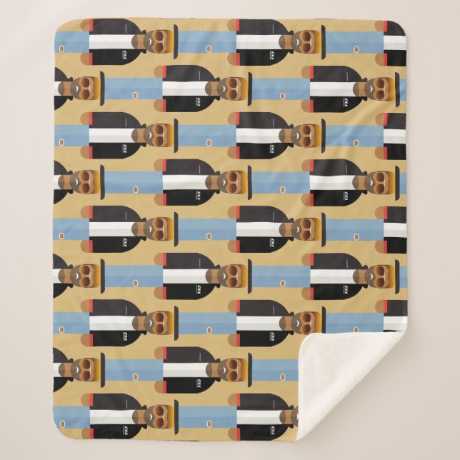 Cobertor Sherpa Yog – Patterned Sherpa Blanket (Frente)