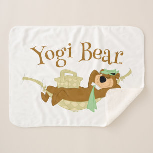 Cobertor Sherpa Yogi Bear Picnic Hammock Nap Time