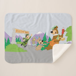 Cobertor Sherpa Yogi Bear's Excelente Picnic Basket Escape