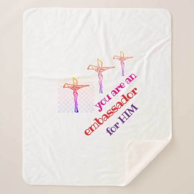 Cobertor Sherpa You are Jesus' Ambassador Tote (Frente)