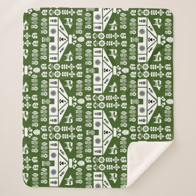 Cobertor Sherpa Yurt Living In Nature (Frente)