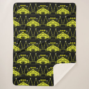 Cobertor Sherpa Yurt Living In Nature