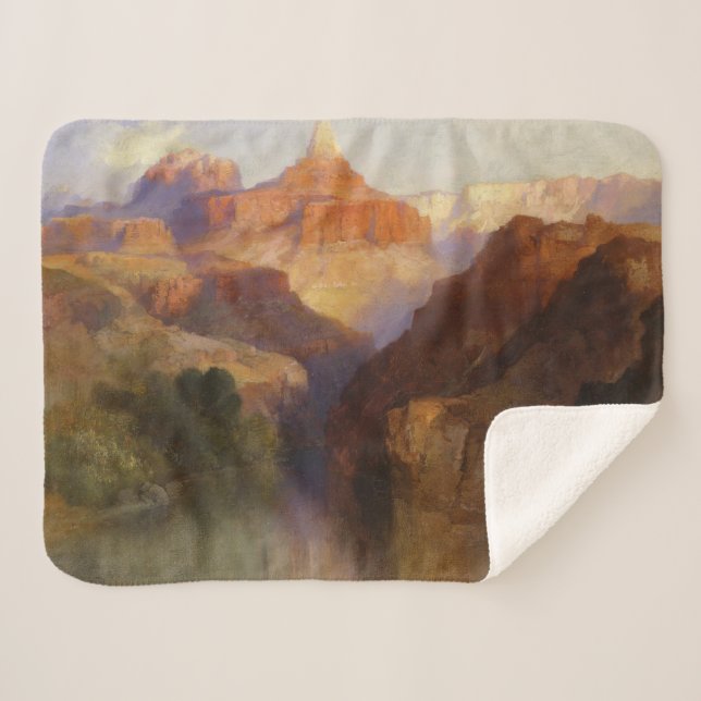 Cobertor Sherpa Zoraster Peak (Grand Canyon na Arizona, EUA) (Frente (Horizontal))