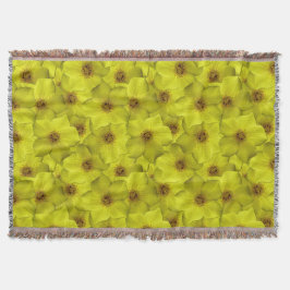 Cobertor Shrubby Cinquefoil Padrão Sem Costura