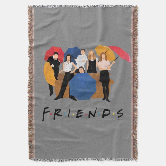 Cobertor Silhueta de Personagem FRIENDS™ (Frente Vertical)