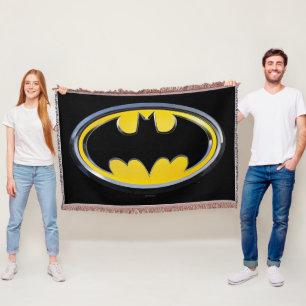 Cobertor Símbolo Batman Logotipo clássico