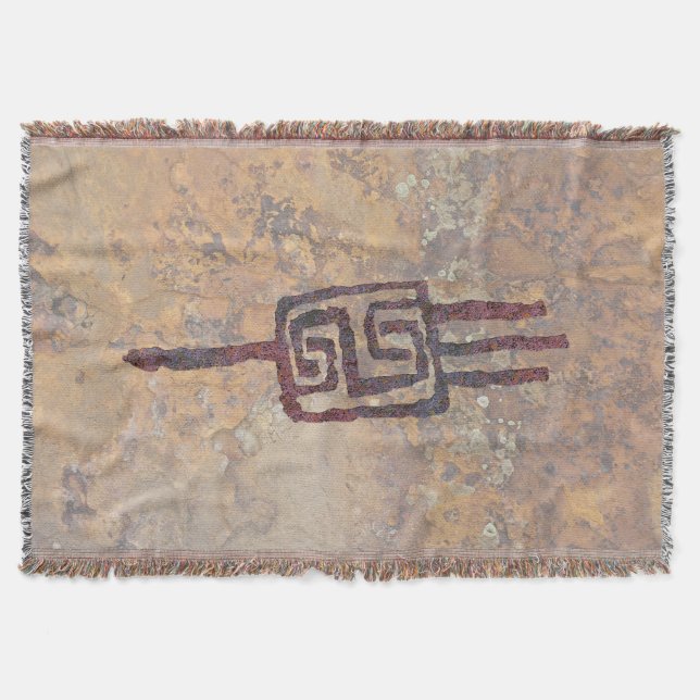 Cobertor Símbolo de mulheres Hopi (Frente)