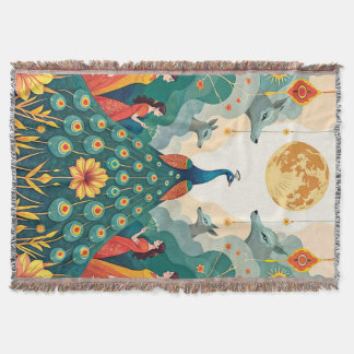 Cobertor Símbolo Peacock - Cobertura - Yazidi do Oriente Mé