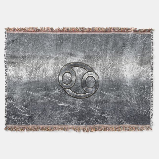 Cobertor Símbolo Zodiac cancer no Estilo Industrial (Frente)