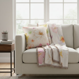 Cobertor Simple Elegant Contour Map Lines Throw Pillow