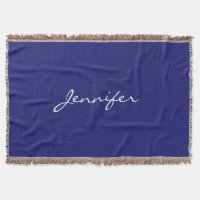 Simples Planeta Azul Moderno Midnight