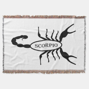 Cobertor Sinal de Estrela Scorpion Preta