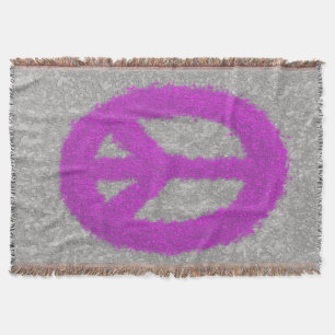 Cobertor Sinal de Paz Roxo