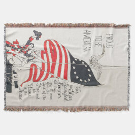 Cobertor Sinalizador de América de Banner Spangled Star