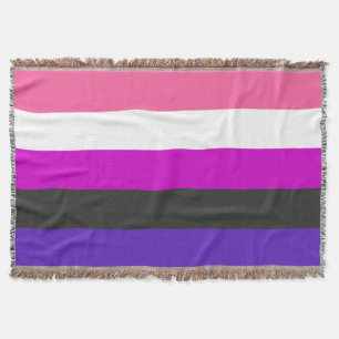 Cobertor Sinalizador do Orgulho Genderfluido