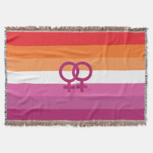 Cobertor Sinalizador do Orgulho Lésbico WLW
