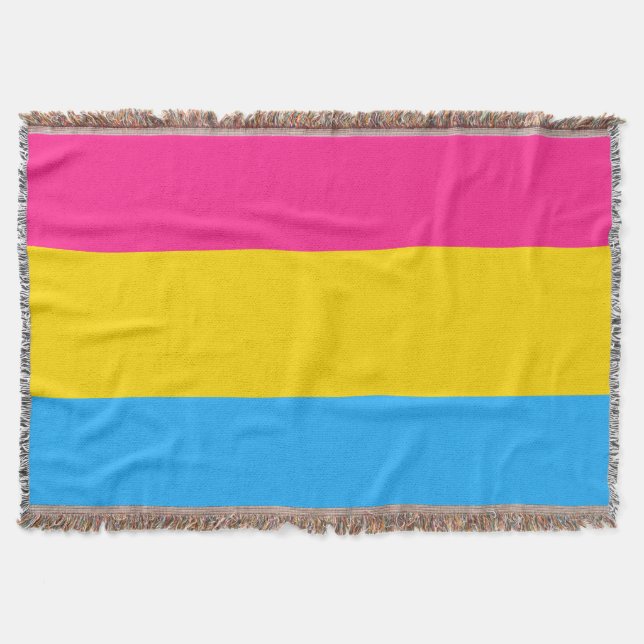 Cobertor Sinalizador do Orgulho Pansexual (Frente)