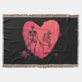 Cobertor Skeleton Love