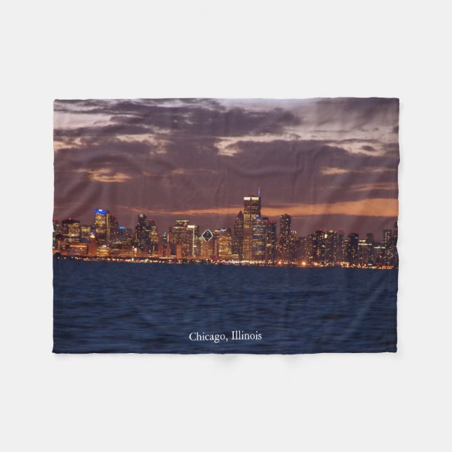 cobertor Skyline Chicago (Frente (Horizontal))