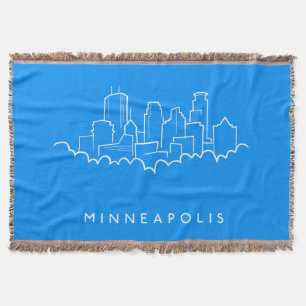 Cobertor Skyline de Minneapolis, Minnesota