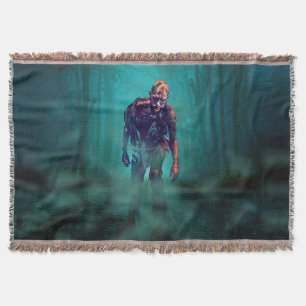 Cobertor SlipperyJoe figura de zumbi aterrorizante isolada 