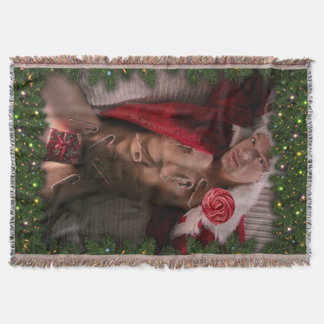 Cobertor SlipperyJoe masculino do peito seis pacotes de est (Frente)