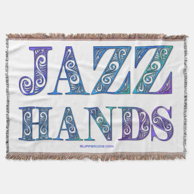 Cobertor SlipperyJoe's musical da Broadway Jazz Hands queer (Frente)
