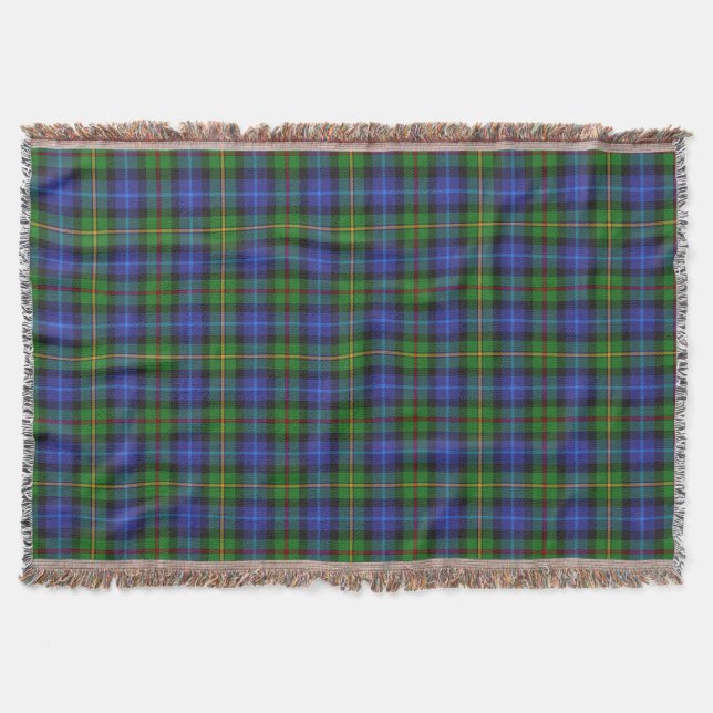 Cobertor Smith Clan Scottish Tartan Xadrez Pattern (Frente)