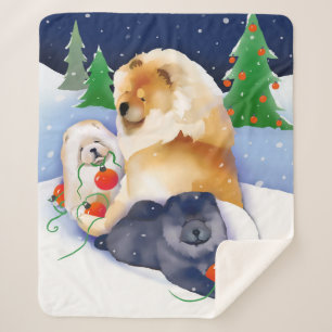 Cobertor SNOWBABIES Chow 2020 Natal SHERPA