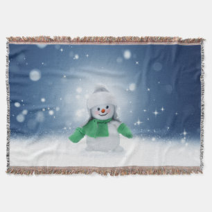 Cobertor Snowman de inverno de Natal SlipperyJoe echarme
