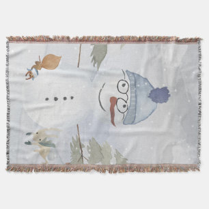 Cobertor Snowman e Winter Woodland Amigos