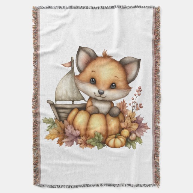 Cobertor Só passando o tempo, Abóboras (Frente Vertical)