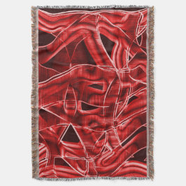 Cobertor Sobreposição cruzada de restos de fita de acrílico