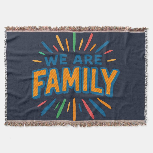 Cobertor Somos da Família 1 (Frente)