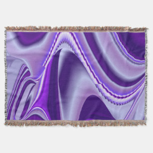 Cobertor Sonhos de Arco-Íris de Flor Roxo