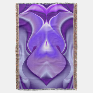 Cobertor Sonhos de Arco-Íris de Flor Roxo