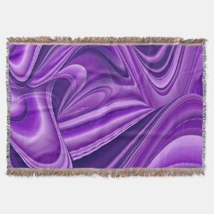 Cobertor Sonhos de Arco-Íris de Flor Roxo