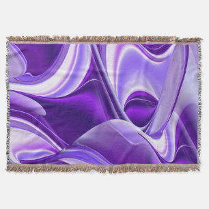 Cobertor Sonhos de Arco-Íris de Flor Roxo