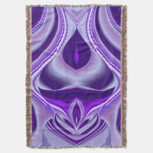 Cobertor Sonhos de Arco-Íris de Flor Roxo